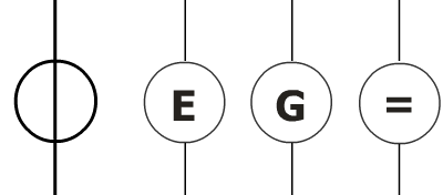 Symboles générateurs de tension E