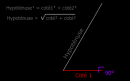 Pythagore triangle rectange