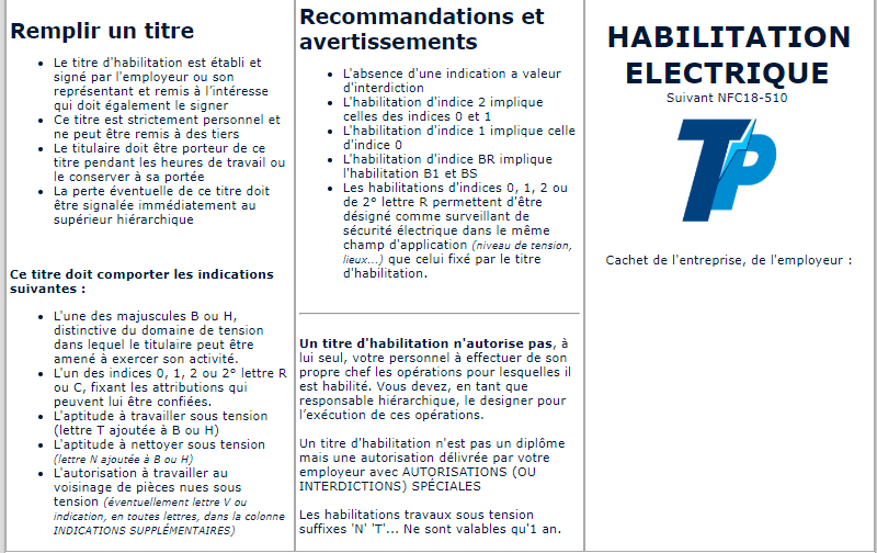 Titre d'habilitation verso