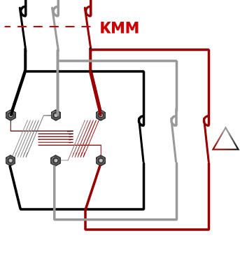 Couplage moteur triangle par contacteur fermé
