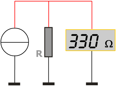 Mesure directe de R par I constant