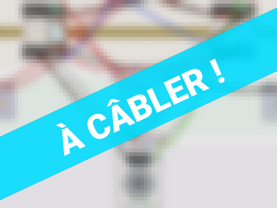 Câblage d'un moteur avec contacteur pour inversion de sens