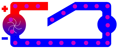 Circuit électrique interrompu