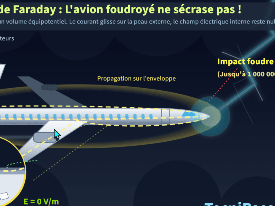 Avion foudroyé ! Pas d'accident ?
