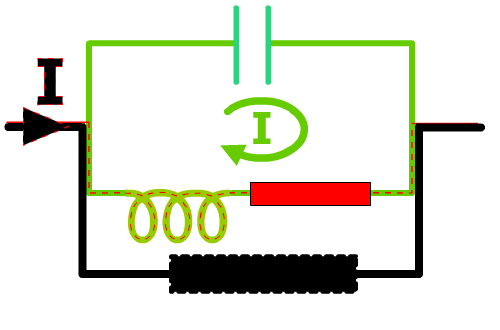 Circuit redressement cosφ avec charge