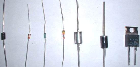 petites et moyennes diodes