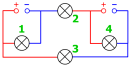 Circuit 4 lampes