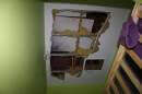 Destruction du faux plafond