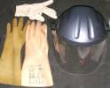 Gants et casque EPI