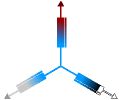 Autotransformateur triphasé en étoile pour neutre