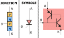 Jonction du thyristor